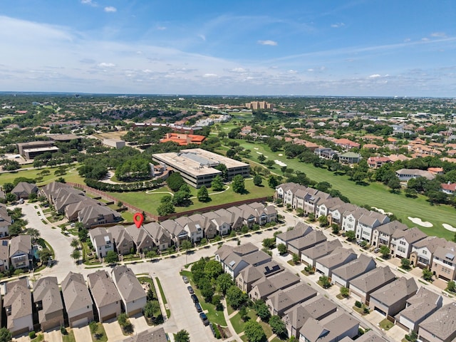 232 Skystone Dr, Irving, TX 75038 - aerial perspective of suburban area featuring a local golf course