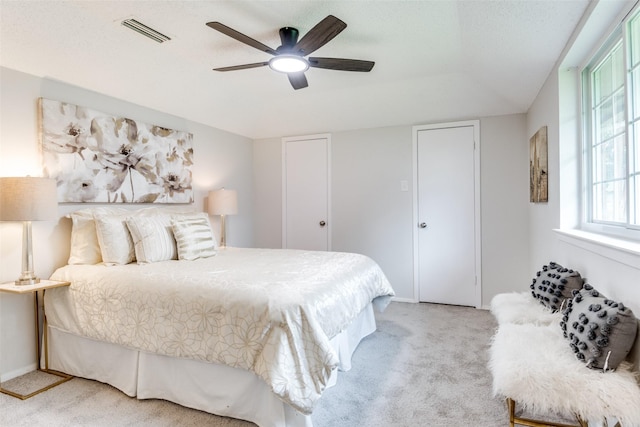4000 Via Plata, Mesquite, TX 75150 - bedroom featuring carpet, baseboards, and ceiling fan