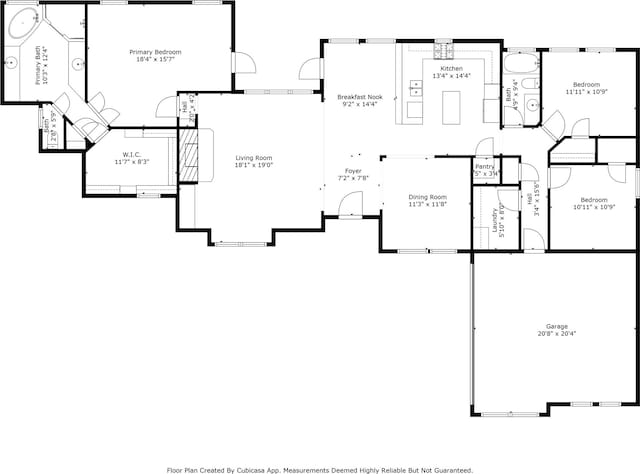 2004 Kodiak Ct, Arlington, TX 76013 - view of property floor plan
