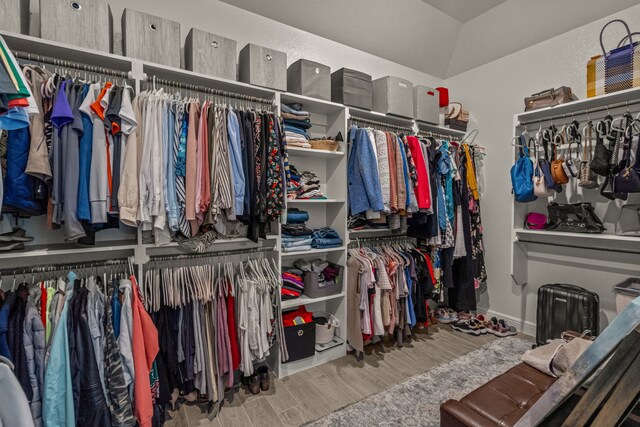 381 Oak Meadow Ln, Weatherford, TX 76085 - spacious closet featuring wood finished floors