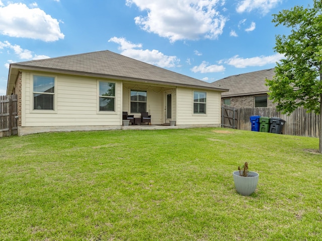 3216 Jackal Dr, Lorena, TX 76655 - rear view of property with a patio