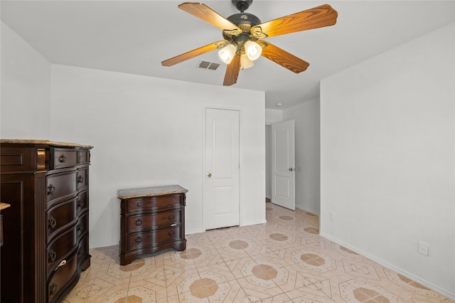 6745 Bear Hollow Ln, Watauga, TX 76137 - bedroom with baseboards and ceiling fan