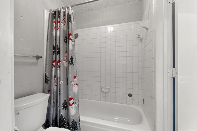 205 Callender Dr, Fort Worth, TX 76108 - full bathroom featuring shower / tub combo with curtain and toilet