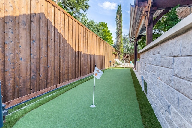 3241 Merrell Cir, Dallas, TX 75229 - view of property's community with an area to practice putting