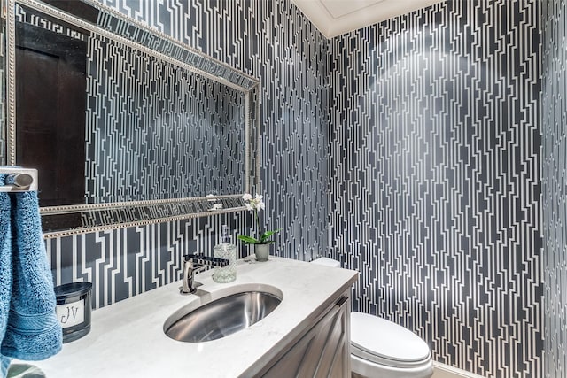 3241 Merrell Cir, Dallas, TX 75229 - half bathroom with toilet and vanity