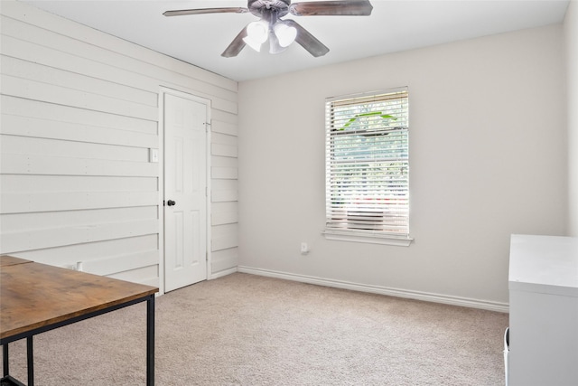 483 County Road 1591, Sunset, TX 76270 - unfurnished office with carpet flooring, ceiling fan, and baseboards