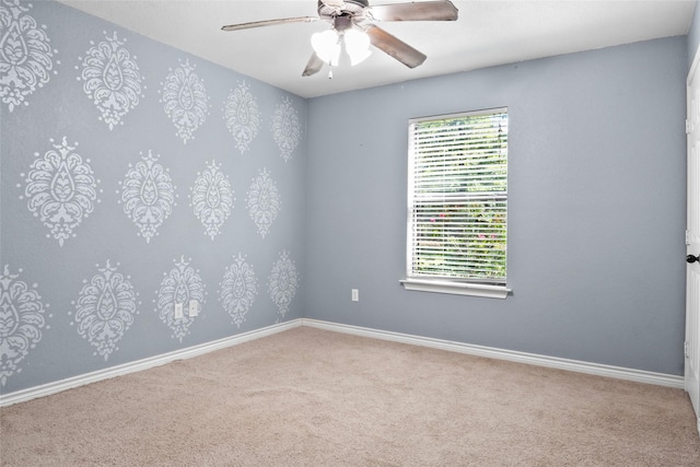 483 County Road 1591, Sunset, TX 76270 - empty room with carpet, a ceiling fan, and baseboards
