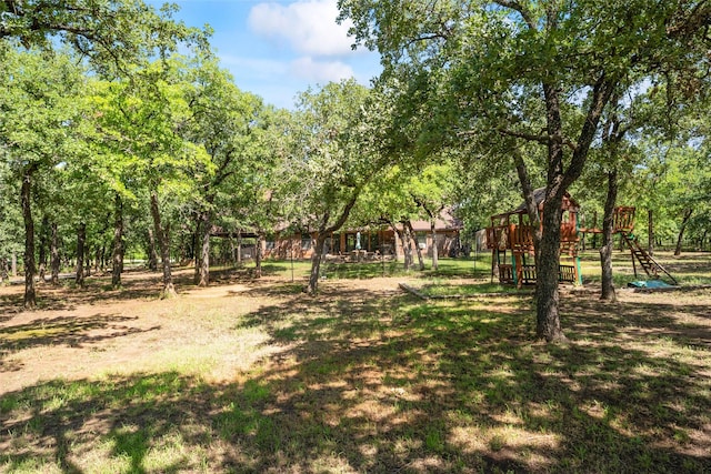 483 County Road 1591, Sunset, TX 76270 - view of yard with a playground