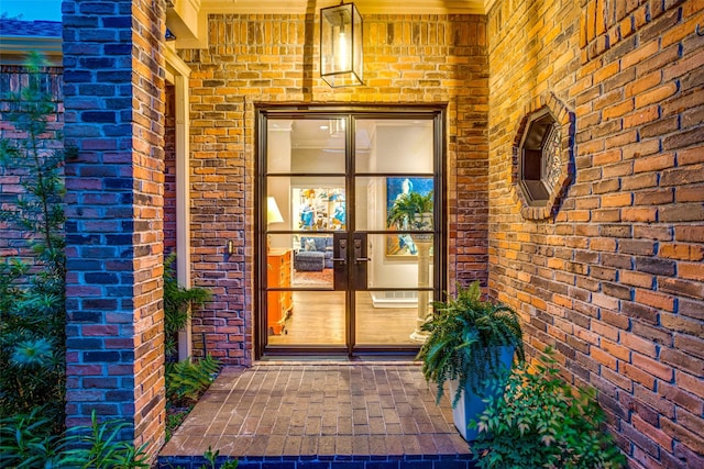 10 Carmarthen Ct, Dallas, TX 75225 - entrance to property with brick siding and french doors