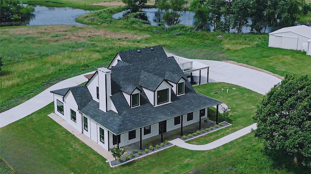 669 Massey Rd, Gunter, TX 75058 - aerial view of property and surrounding area with a large body of water