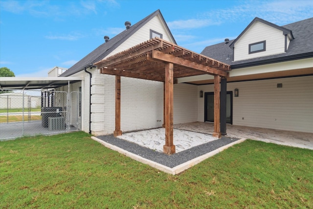 669 Massey Rd, Gunter, TX 75058 - view of patio / terrace featuring a pergola