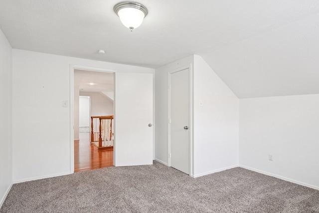 4016 Willow Ridge Dr, Dallas, TX 75244 - bonus room with carpet floors, vaulted ceiling, and baseboards
