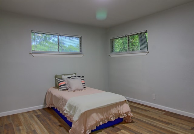 3404 Alhambra Dr, Forest Hill, TX 76119 - bedroom featuring multiple windows, wood finished floors, and baseboards