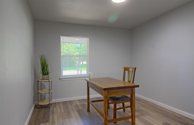 3404 Alhambra Dr, Forest Hill, TX 76119 - office with wood finished floors and baseboards