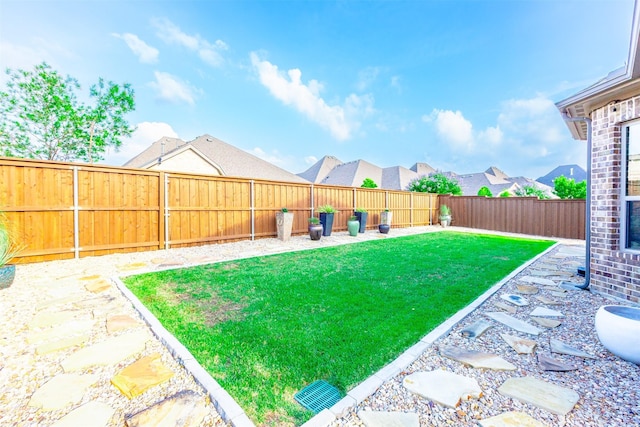7721 Haddington, The Colony, TX 75056 - view of yard with a patio