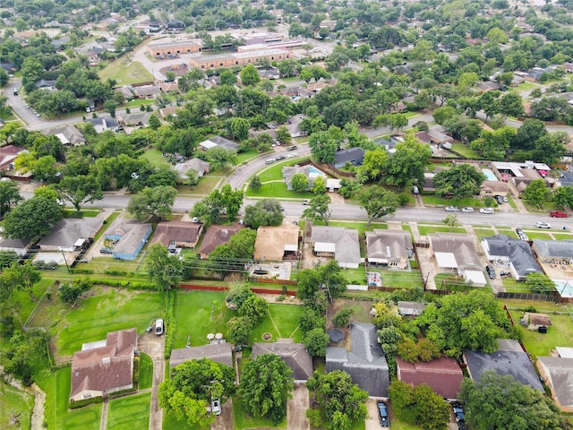 1210 Carroll Dr, Garland, TX 75041 - aerial perspective of suburban area