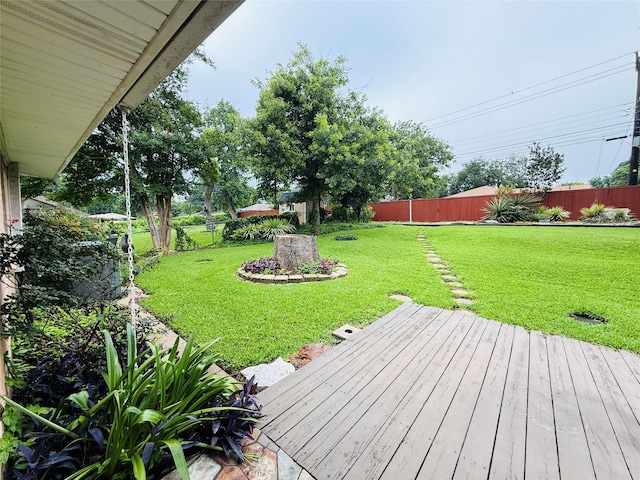 1210 Carroll Dr, Garland, TX 75041 - view of wooden terrace