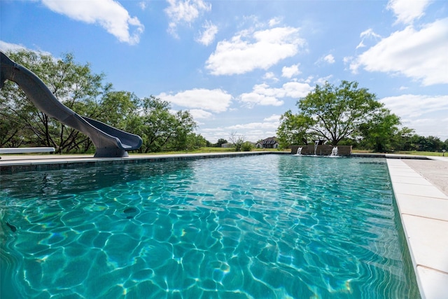 100 Tall Grass Ct, Weatherford, TX 76087 - outdoor pool with a water slide