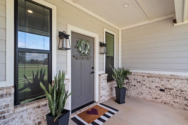 100 Tall Grass Ct, Weatherford, TX 76087 - view of exterior entry with a porch