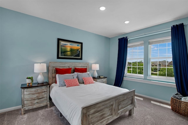 4860 Connor Pl, Fairview, TX 75069 - carpeted bedroom with baseboards and recessed lighting