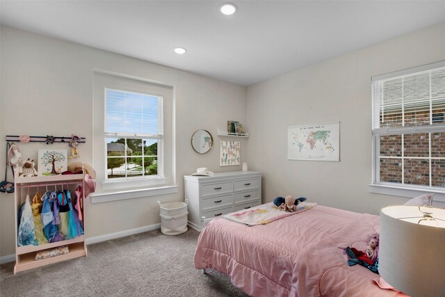 4860 Connor Pl, Fairview, TX 75069 - carpeted bedroom with baseboards and recessed lighting