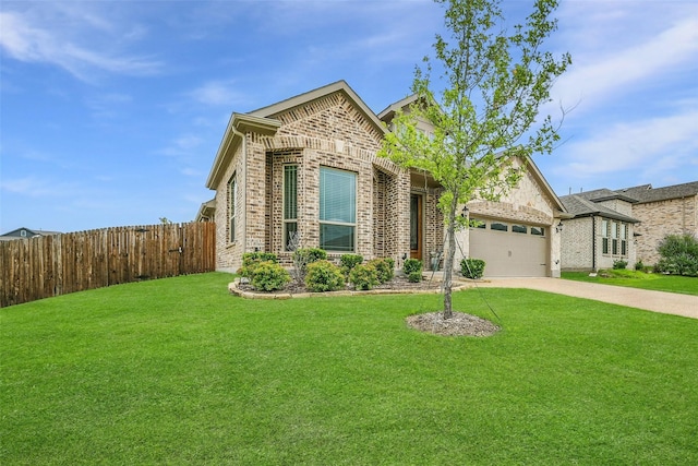 801 Dove Haven Ln, Melissa, TX 75454 - view of front of property with brick siding, concrete driveway, and an attached garage