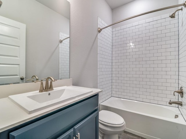 1110 Howley Ct, Forney, TX 75126 - full bath featuring toilet, vanity, and shower / bath combination