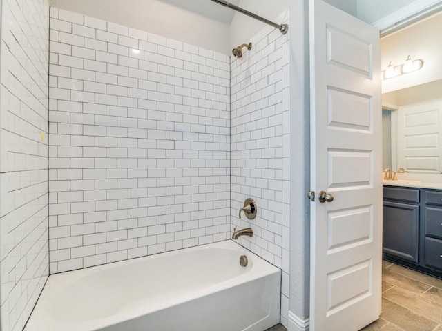 1110 Howley Ct, Forney, TX 75126 - full bath with vanity and shower / tub combination