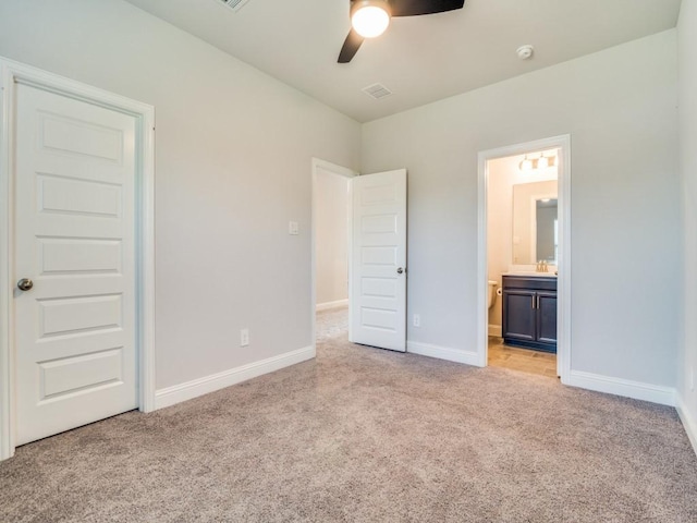 1110 Howley Ct, Forney, TX 75126 - unfurnished bedroom with light carpet, baseboards, and ensuite bathroom