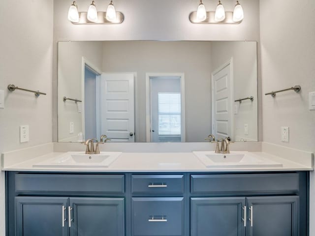 1110 Howley Ct, Forney, TX 75126 - full bathroom featuring double vanity