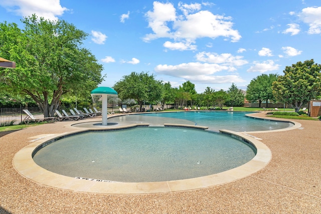 15712 Oak Pointe Dr, Fort Worth, TX 76177 - community pool featuring a patio