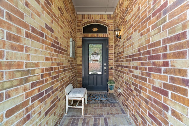 15712 Oak Pointe Dr, Fort Worth, TX 76177 - view of exterior entry featuring brick siding