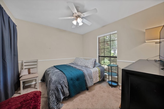 4301 Jenning Ct, Plano, TX 75093 - carpeted bedroom featuring ceiling fan and baseboards