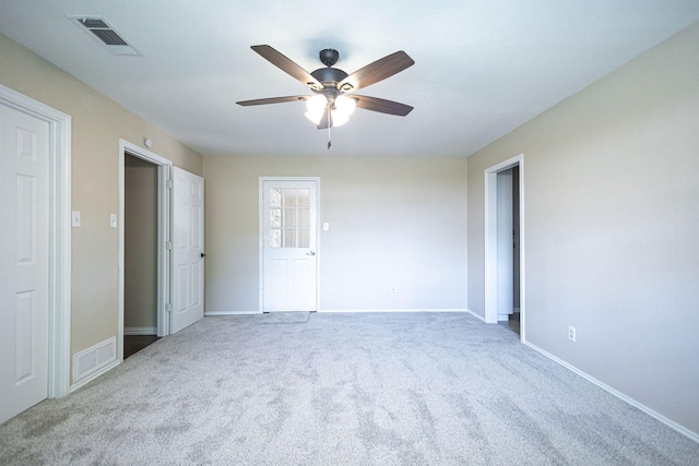 4701 Woodview St, Arlington, TX 76013 - unfurnished bedroom featuring carpet, baseboards, and ceiling fan
