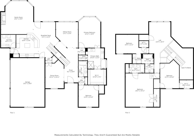 808 Country Club Dr, Heath, TX 75032 - home floor plan