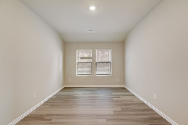 944 Linden Ct, Lavon, TX 75166 - spare room with light wood-style floors, baseboards, and recessed lighting