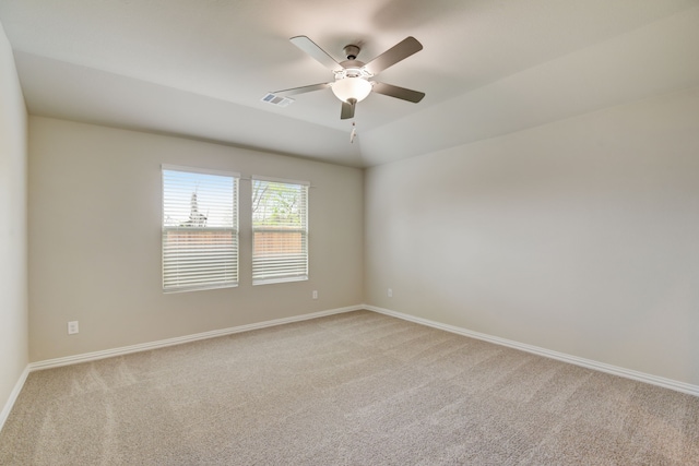 944 Linden Ct, Lavon, TX 75166 - empty room with light colored carpet, a ceiling fan, and baseboards