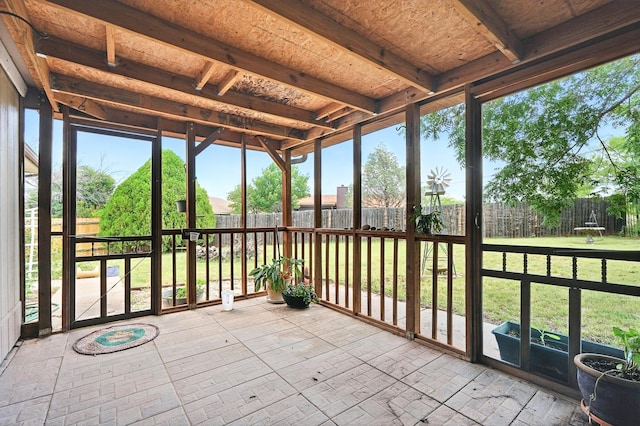 7934 Bonnie Cir, Abilene, TX 79606 - view of unfurnished sunroom