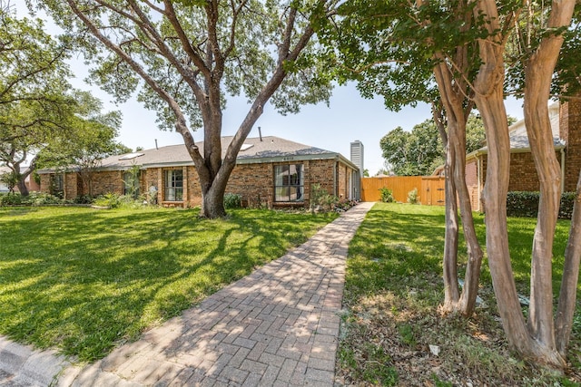 14815 Surveyor Blvd, Addison, TX 75001 - view of front of home featuring a chimney and brick siding