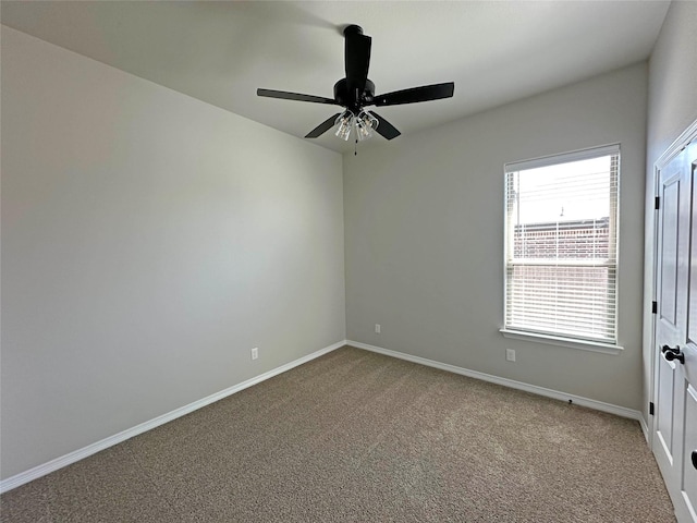 507 Magnolia Dr, Troy, TX 76579 - carpeted empty room featuring a ceiling fan and baseboards