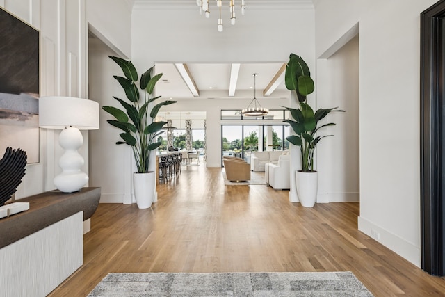 4309 American Pharoah Way, Celina, TX 75009 - lobby featuring beamed ceiling