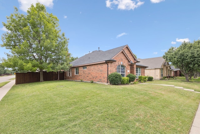 1532 Streams Way, Allen, TX 75002 - view of side of home with brick siding and a shingled roof