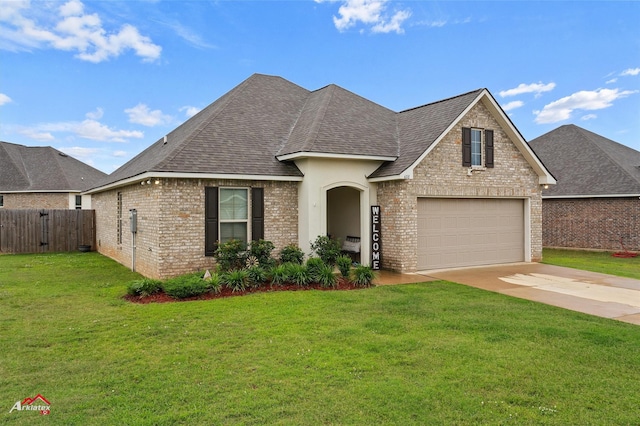 608 Ives Way, Haughton, LA 71037 - view of front of property featuring brick siding, a shingled roof, and concrete driveway