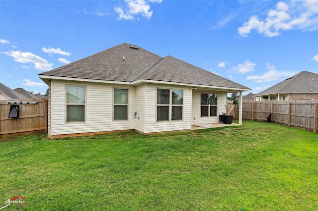 608 Ives Way, Haughton, LA 71037 - back of property with roof with shingles and a patio