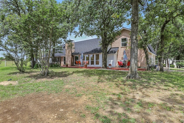 9816 County Road 603c, Burleson, TX 76028 - back of house with brick siding
