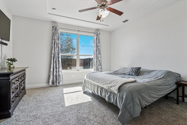 1029 Spring Falls Dr, Mckinney, TX 75071 - bedroom featuring carpet, baseboards, and a ceiling fan