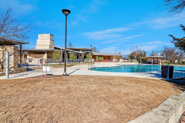 1029 Spring Falls Dr, Mckinney, TX 75071 - community pool with a patio area
