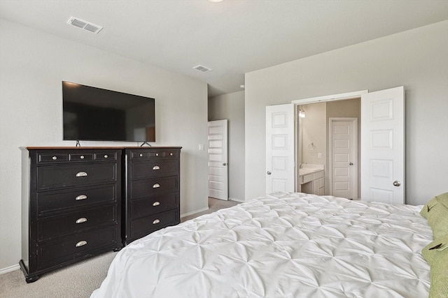 1608 Star Fleet Dr, Haslet, TX 76052 - bedroom featuring carpet, baseboards, and connected bathroom
