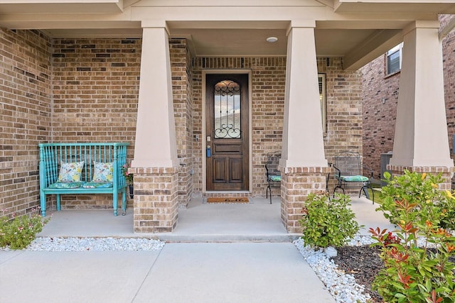 1608 Star Fleet Dr, Haslet, TX 76052 - entrance to property with a porch and brick siding