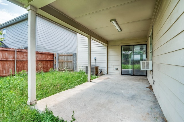 7130 Sorcey Rd, Dallas, TX 75249 - view of patio / terrace with central AC